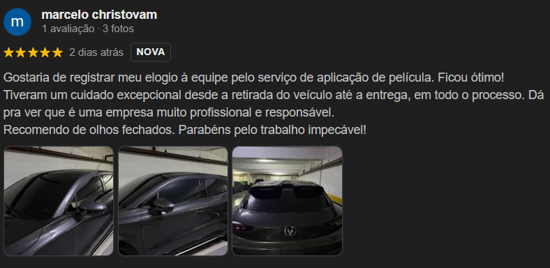 Avaliação de marcelo christovam